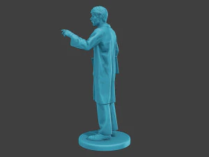 Scientist Male SM1 006 3D Print Model