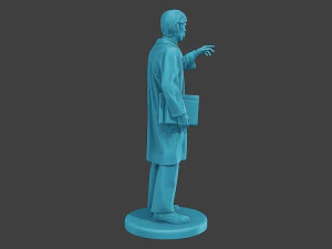 Scientist Male SM1 006 3D Print Model