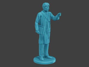 Scientist Male SM1 006 3D Print Model