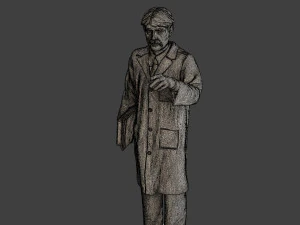 Scientist Male SM1 006 3D Print Model