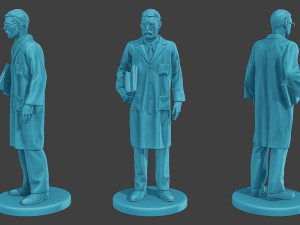 Scientist Male SM1 007 3D Print Model