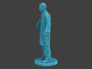 Scientist Male SM1 007 3D-Druckmodell
