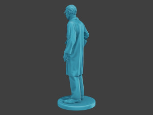 Scientist Male SM1 007 3D-Druckmodell