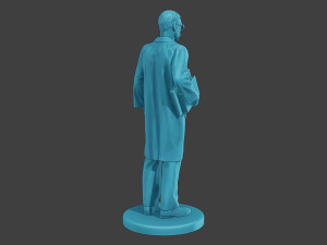 Scientist Male SM1 007 3D-Druckmodell