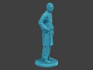 Scientist Male SM1 007 3D-Druckmodell