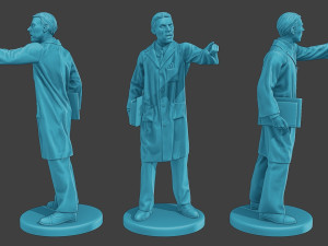 Scientist Male SM1 008 3D Print Model