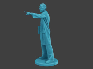 Scientist Male SM1 008 3D Print Model