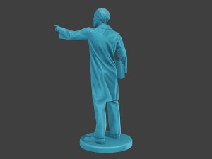 Scientist Male SM1 008 3D Print Model