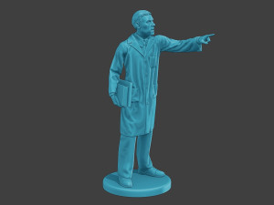 Scientist Male SM1 008 3D Print Model