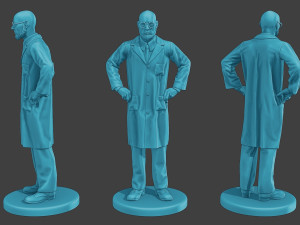 Scientist Male SM1 009 3D Print Model