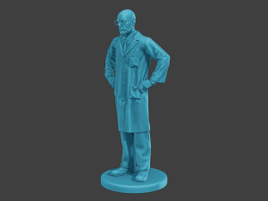 Scientist Male SM1 009 3D Принт Модель