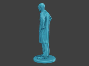Scientist Male SM1 009 3D Принт Модель