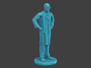 Scientist Male SM1 009 3D Принт Модель