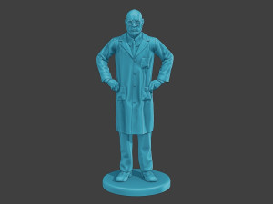 Scientist Male SM1 009 3D Принт Модель