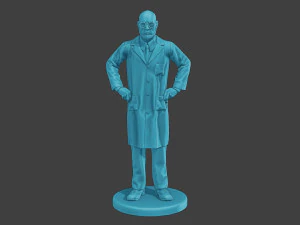 Scientist Male SM1 009 3D Print Model