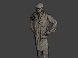 Scientist Male SM1 009 3D Print Model