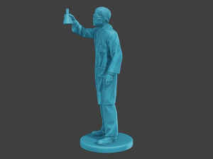 Scientist Male SM1 010 3D Print Model