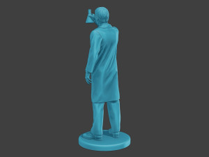 Scientist Male SM1 010 3Dプリントモデル