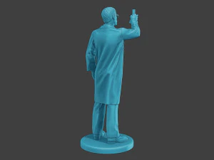 Scientist Male SM1 010 3D Print Model
