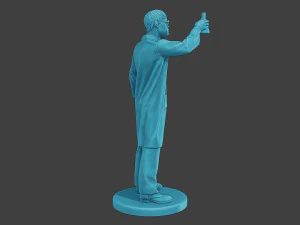 Scientist Male SM1 010 3D Print Model