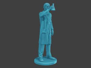 Scientist Male SM1 010 3D Print Model