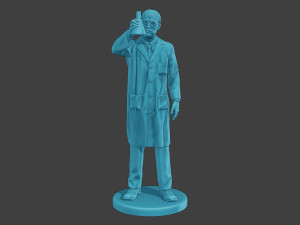 Scientist Male SM1 010 3Dプリントモデル