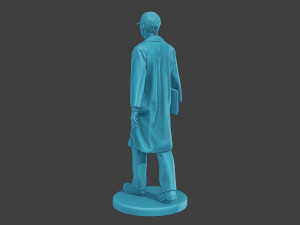 Scientist Male SM1 011 3D Print Model