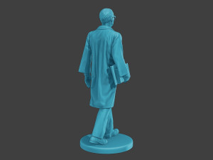 Scientist Male SM1 011 3D Print Model