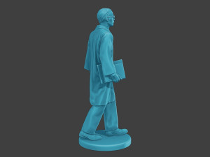 Scientist Male SM1 011 3D Print Model