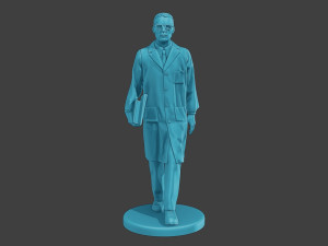 Scientist Male SM1 011 3D Print Model