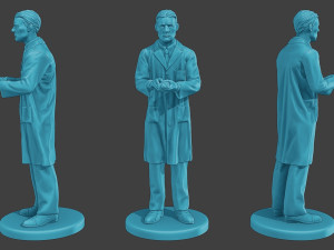 Scientist Male SM1 Pack1 3D 프린트 모델