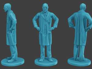 Scientist Male SM1 Pack1 3D 프린트 모델
