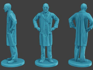 Scientist Male SM1 Pack1 3D Print Model