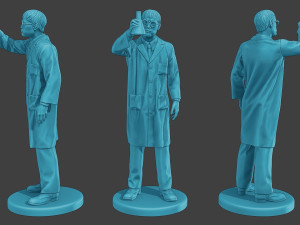Scientist Male SM1 Pack1 3D 프린트 모델