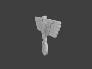 WWII German Eagle A 3D Print Model
