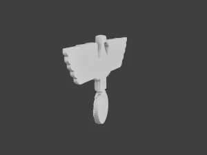 WWII German Eagle A 3D Print Model