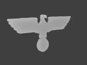 WWII German Eagle A 3D Print Model