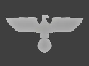 WWII German Eagle A 3D Print Model