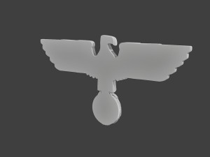 WWII German Eagle A Modelo de impresión 3D
