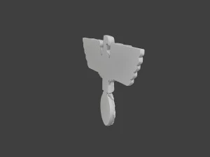 WWII German Eagle A 3D Print Model