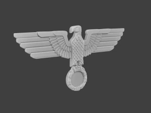 WWII German Eagle A 3D Print Model