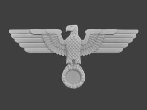 WWII German Eagle A 3D Print Model