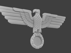 WWII German Eagle A Modelo de impresión 3D