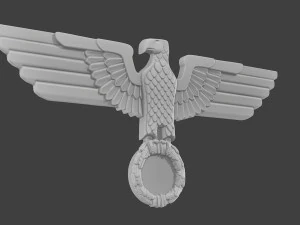 WWII German Eagle A 3D Print Model