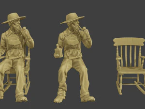 Farmer Man FM1 002 3D Print Model