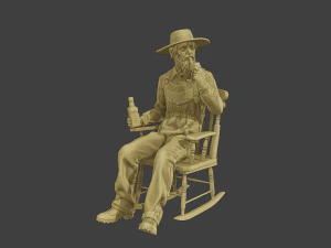 Farmer Man FM1 002 3D Print Model