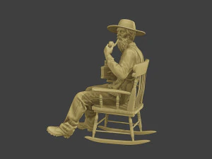 Farmer Man FM1 002 3D Print Model