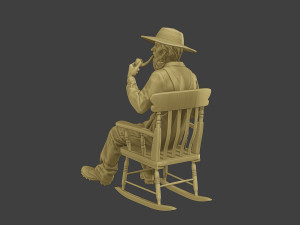 Farmer Man FM1 002 3D 프린트 모델