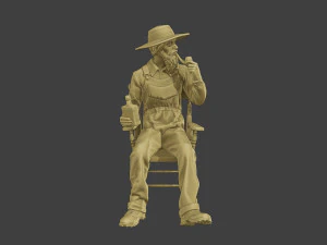 Farmer Man FM1 002 3D Print Model
