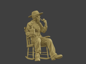 Farmer Man FM1 002 3D 프린트 모델